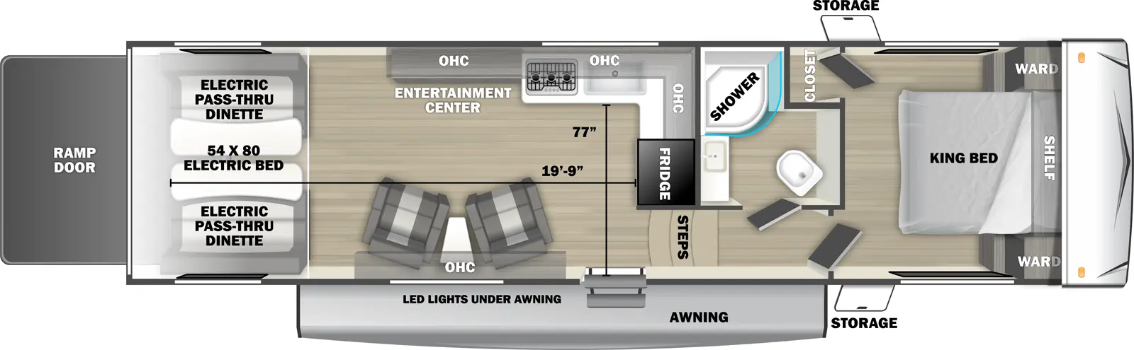 Sandstorm 3210SRX Floorplan